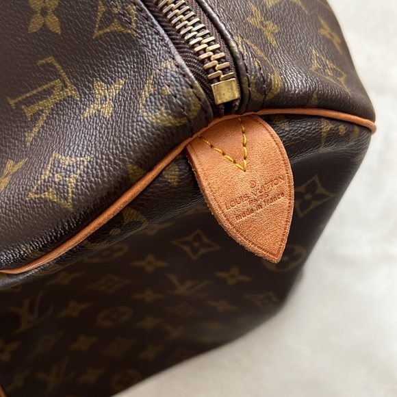 Louis Vuitton 50 Keepall Monogram Canvas Tote Travel Duffle Bag with name tag - Picture 7 of 15